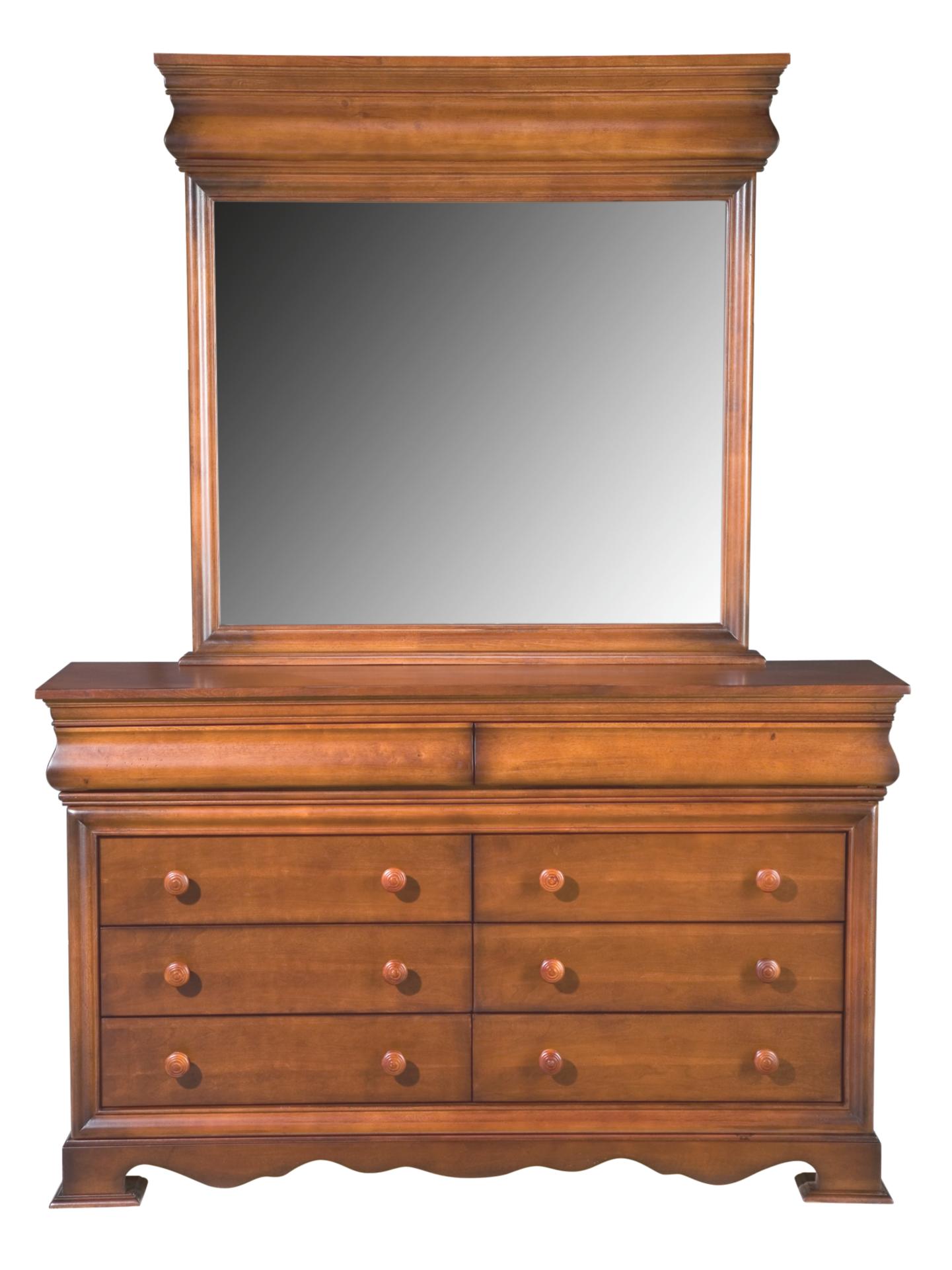 Louis Phillipe Dresser & Mirror