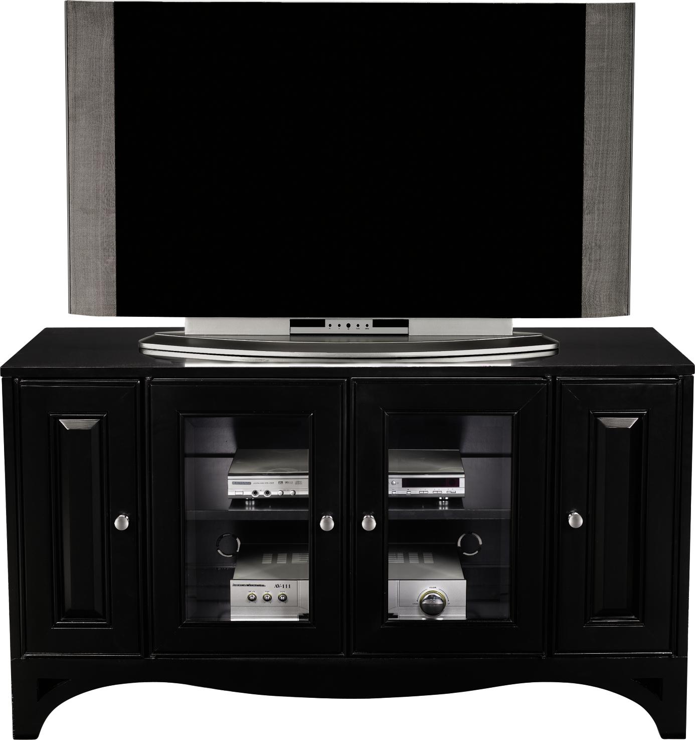 48" Studio One Black Tv Cart
