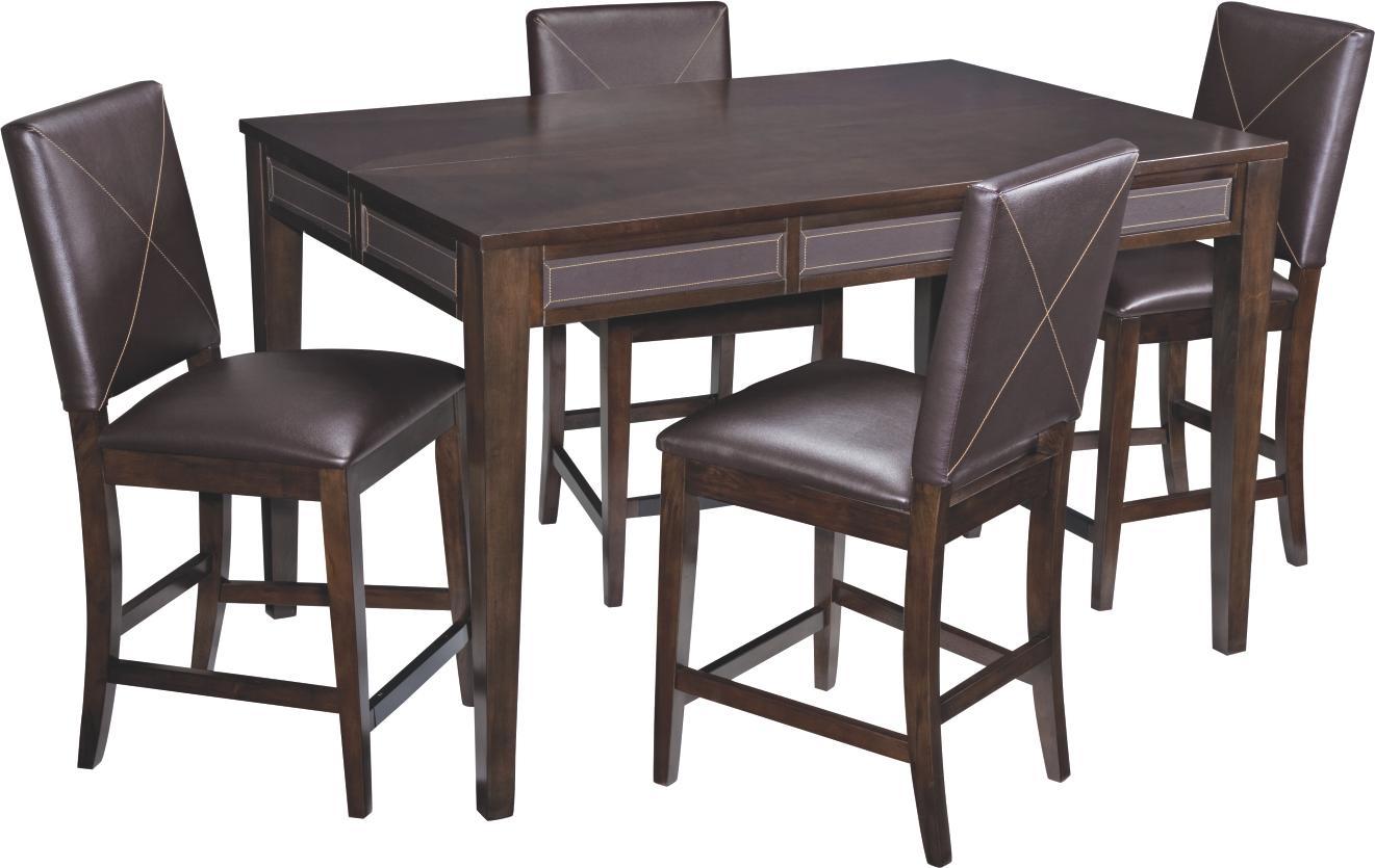 Dellago Counter Height 5-pc Dinette