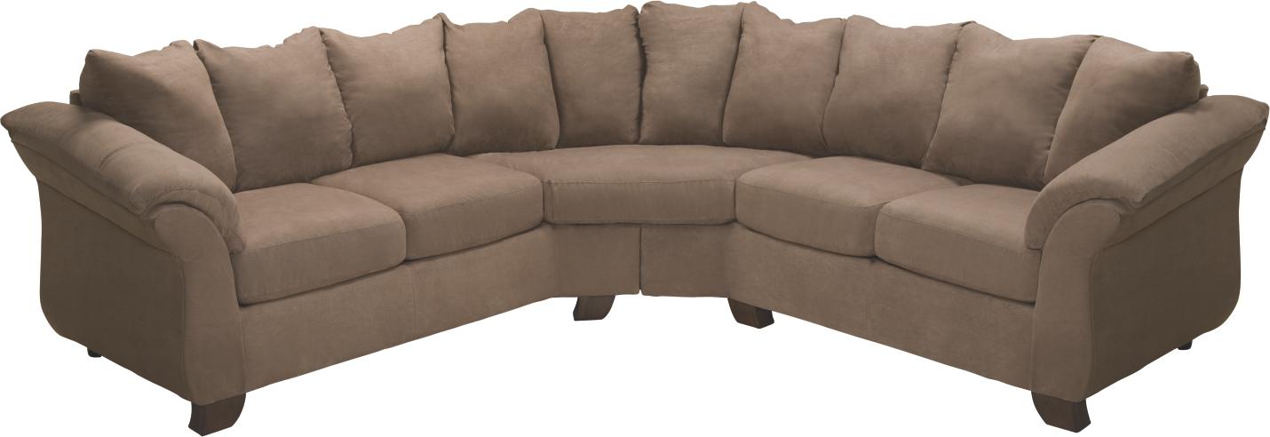 Meridian Camel 2-pc Sectional