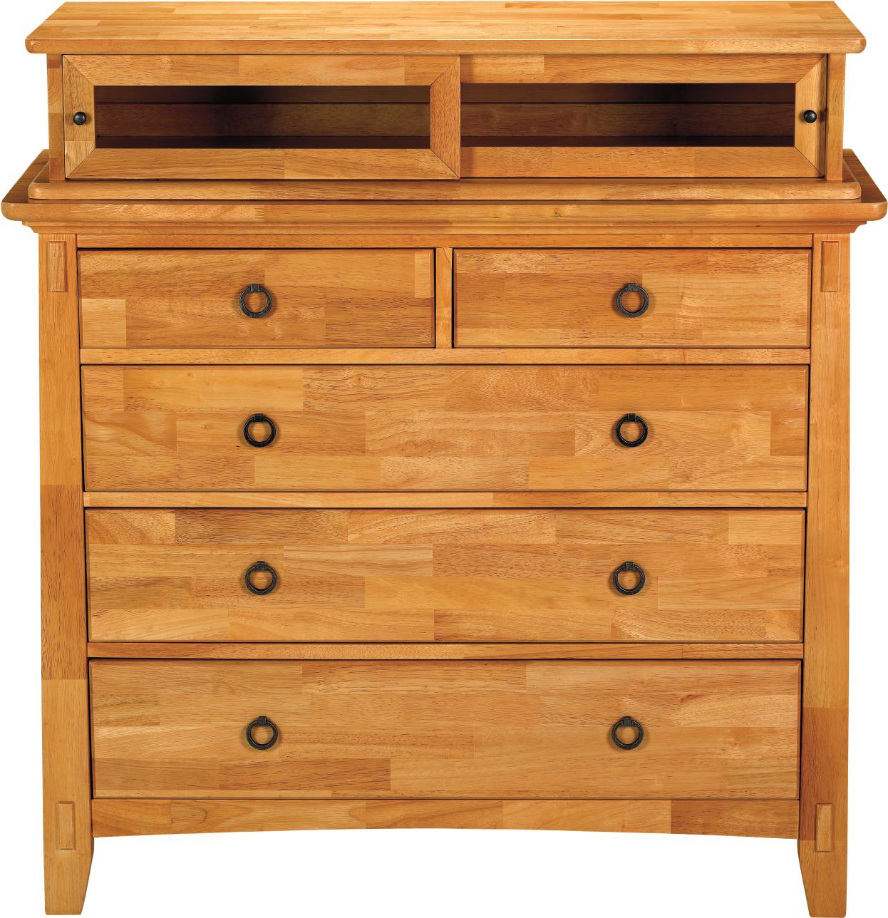 Arts & Crafts Natural Tv Chest