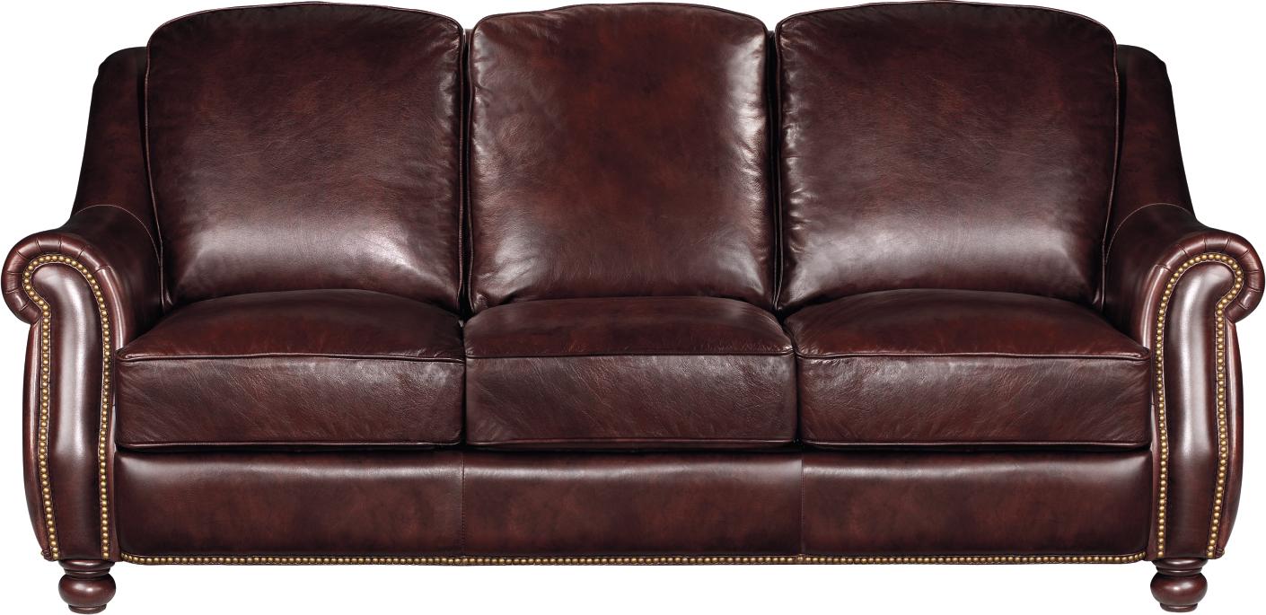 Richmond Mahogany Leather Sofa
