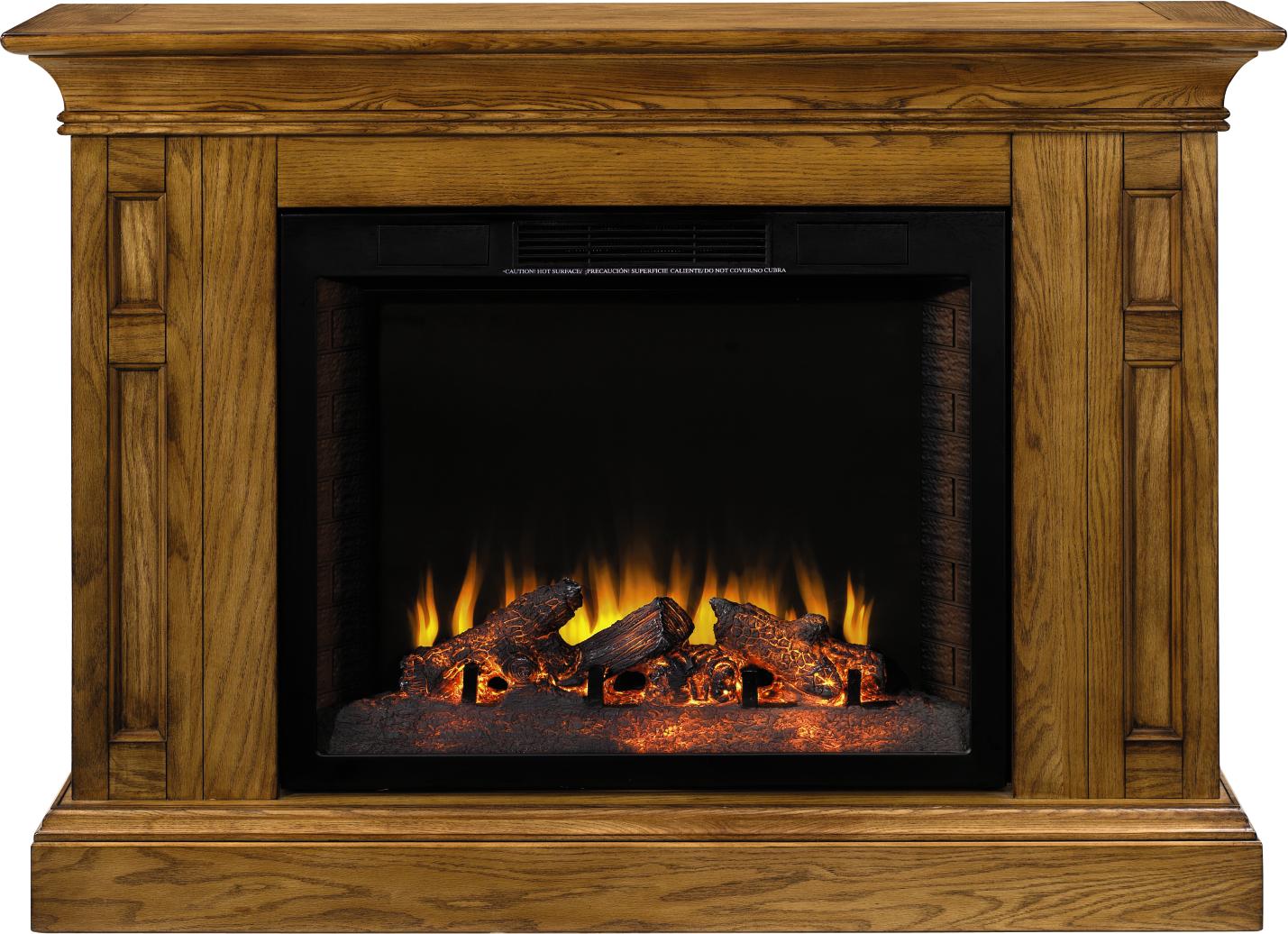 Town Hall Oak 2-pc Fireplace Mantel
