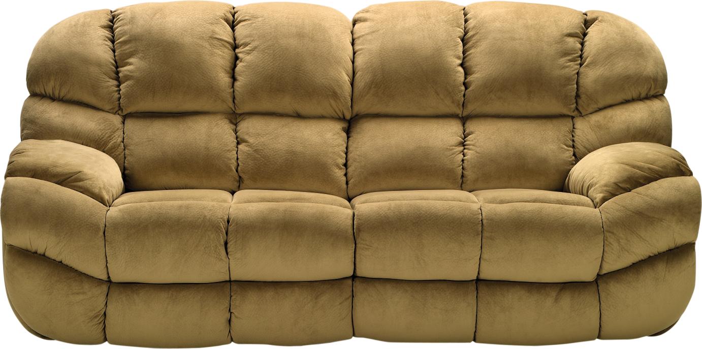 Downey Chestnut Dual Reclining Sofa