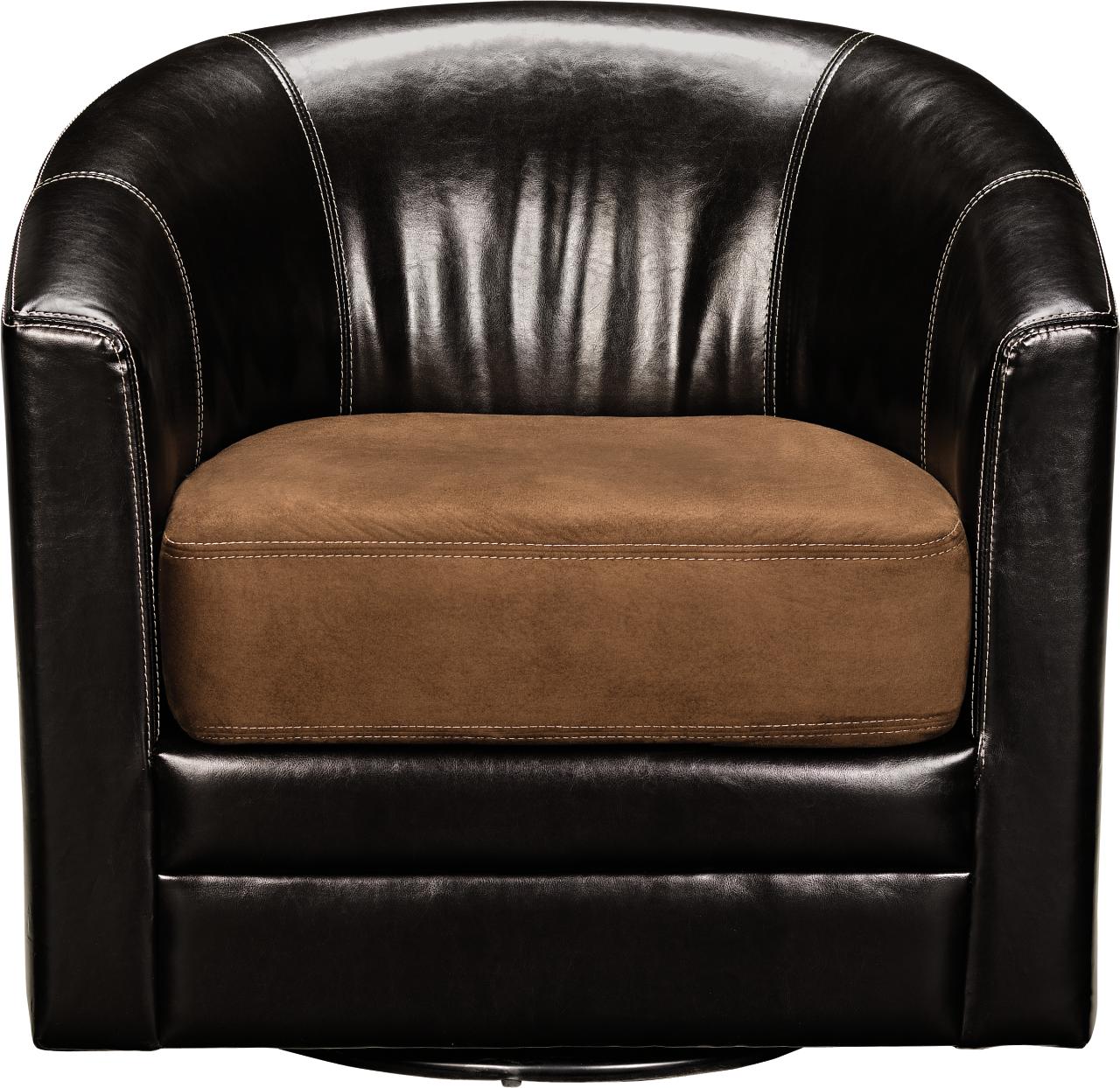 Kobe Chocolate Swivel Chair