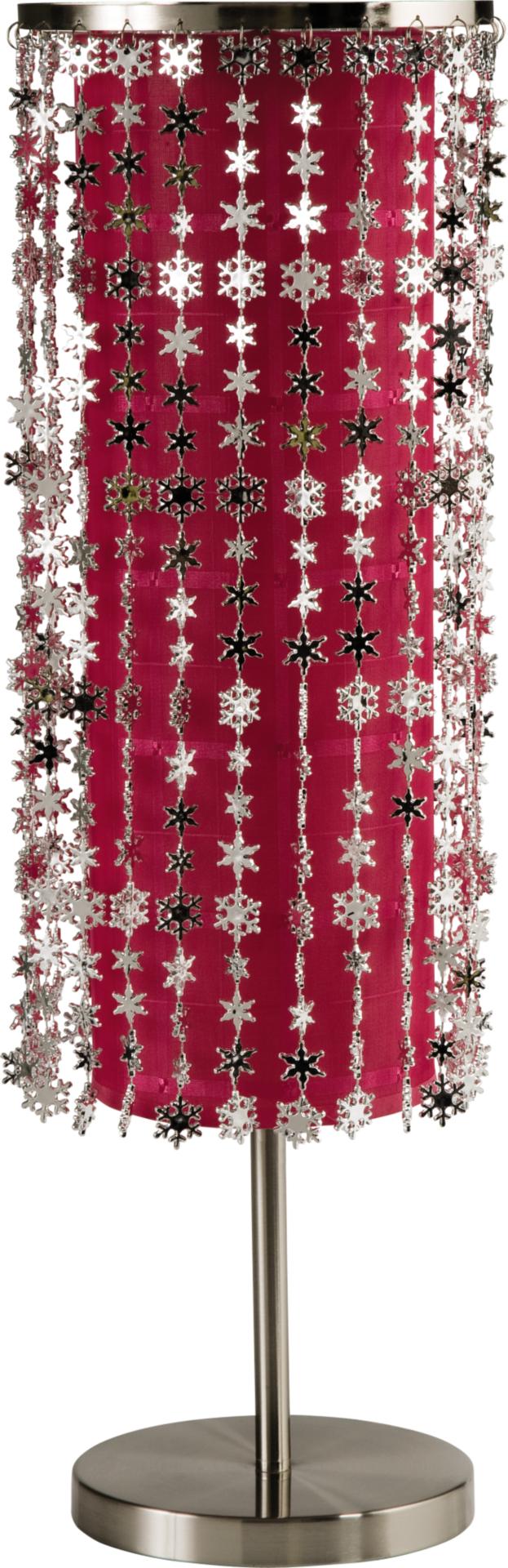 26" Fuchsia Lamp