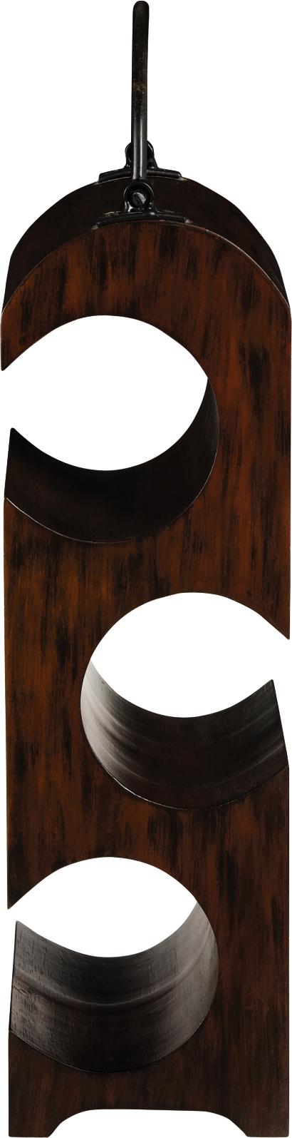 3 Bottle Wood Wine Holder