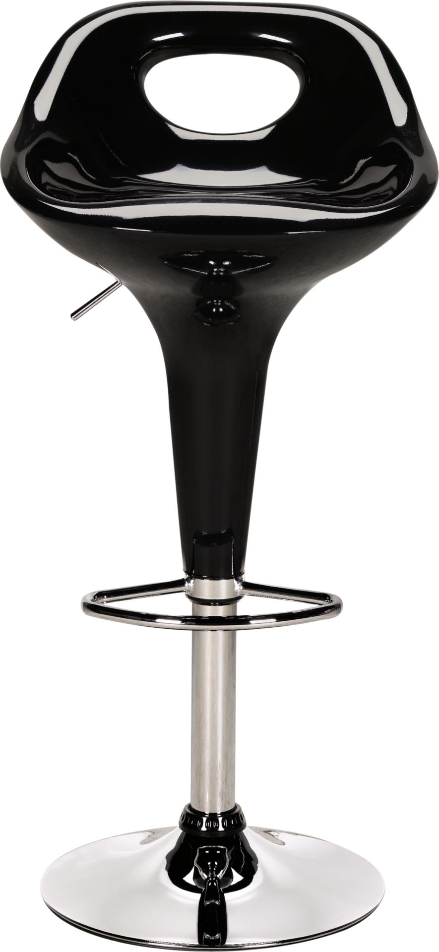 Drake Black Adjustable Bar Stool