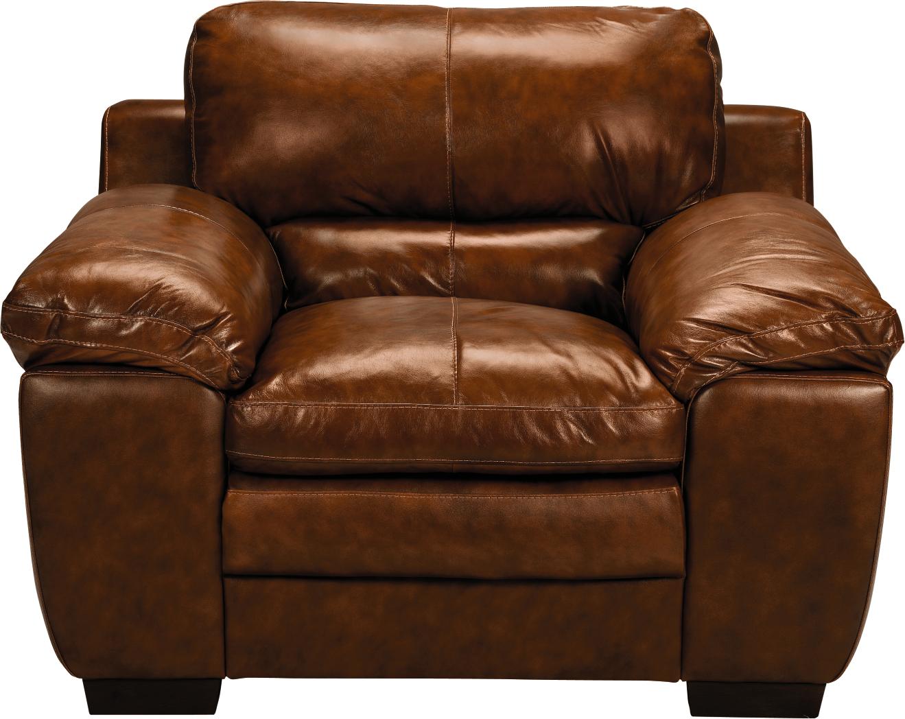 Siena Chestnut Leather Chair