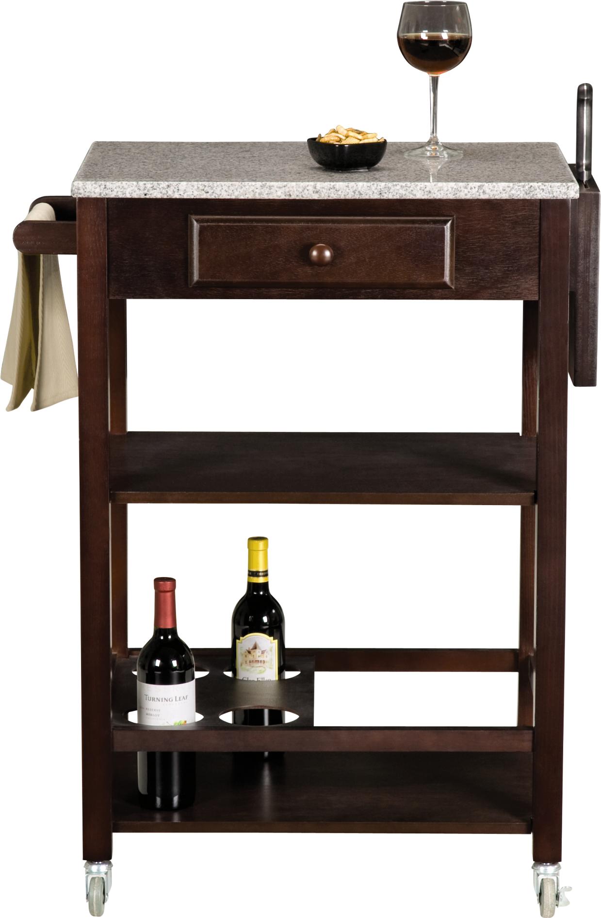Morton Granite Kitchen Cart