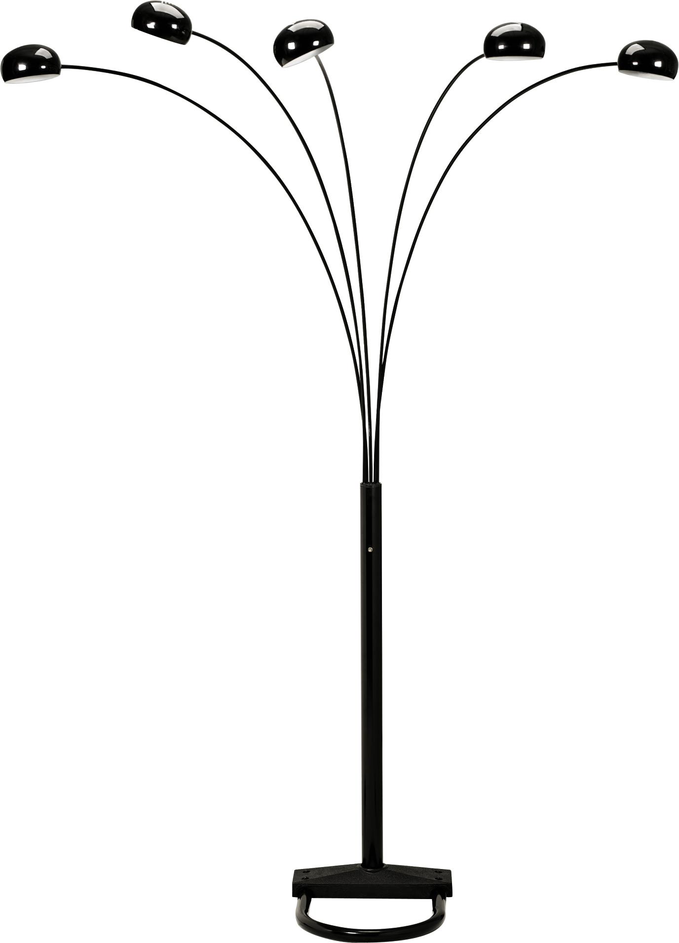 Black 93" Arch Lamp