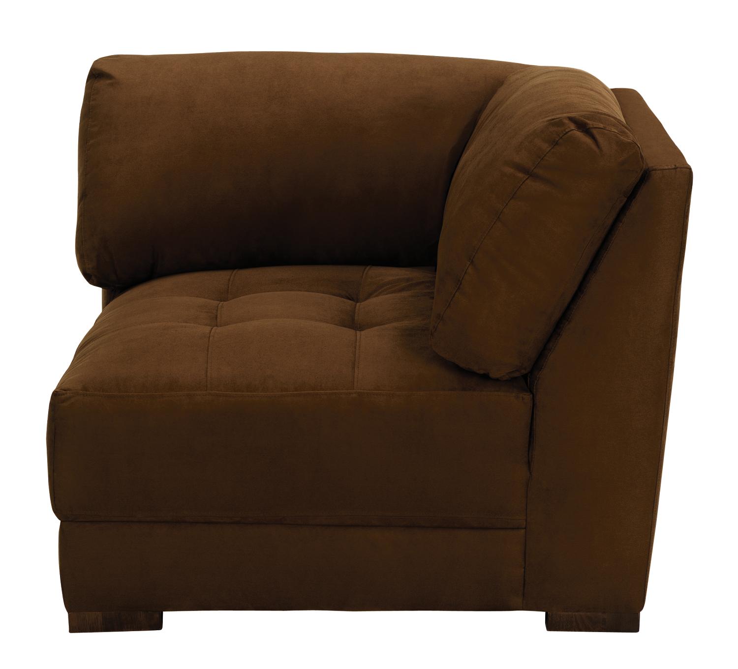 Titan Chocolate Corner Chair