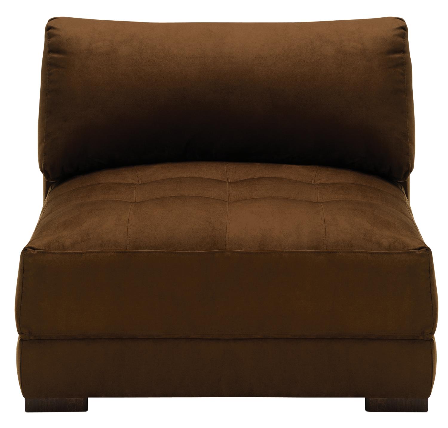 Titan Chocolate Armless Chair
