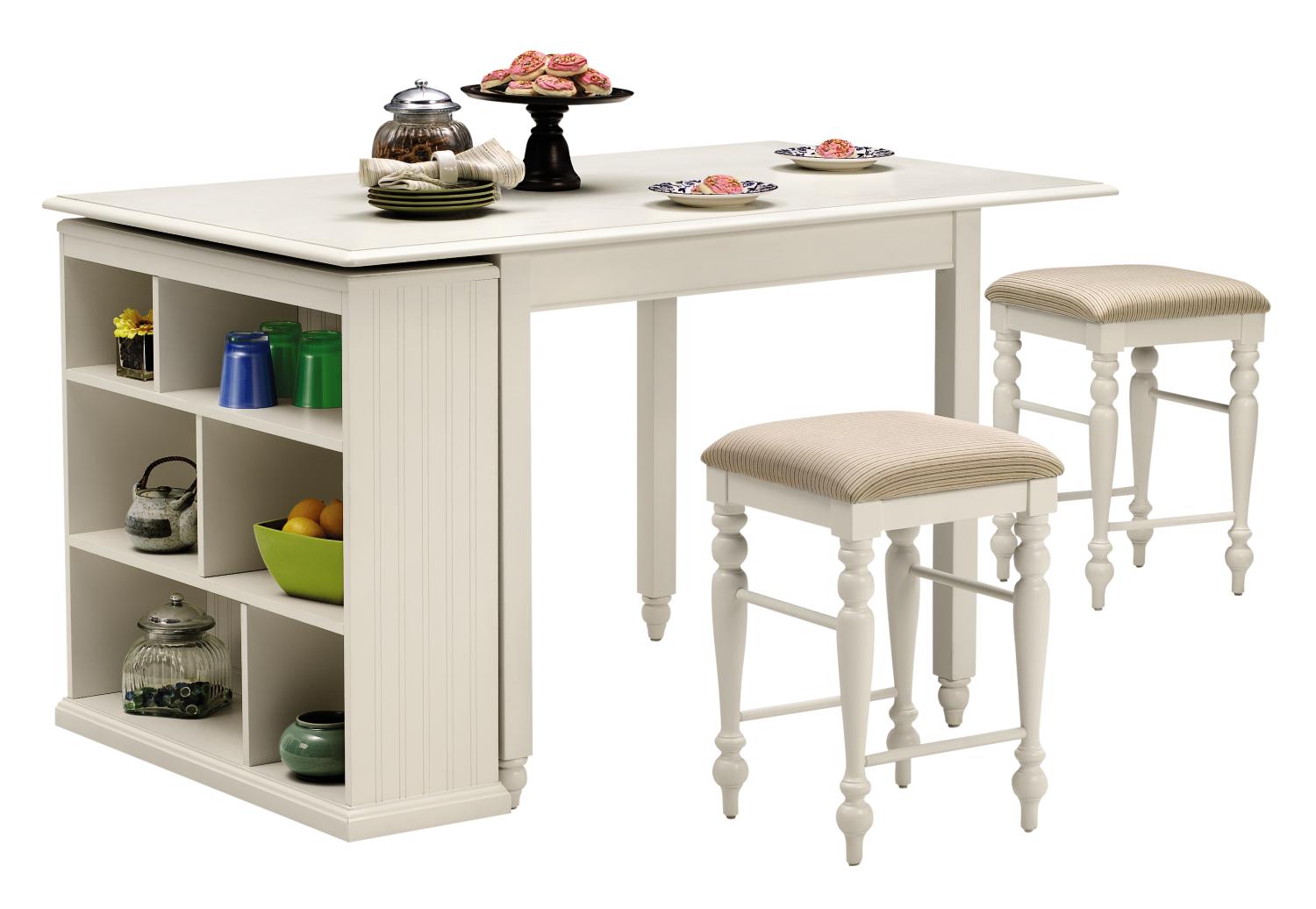 Sea Island White 4-pc Craft Table Set