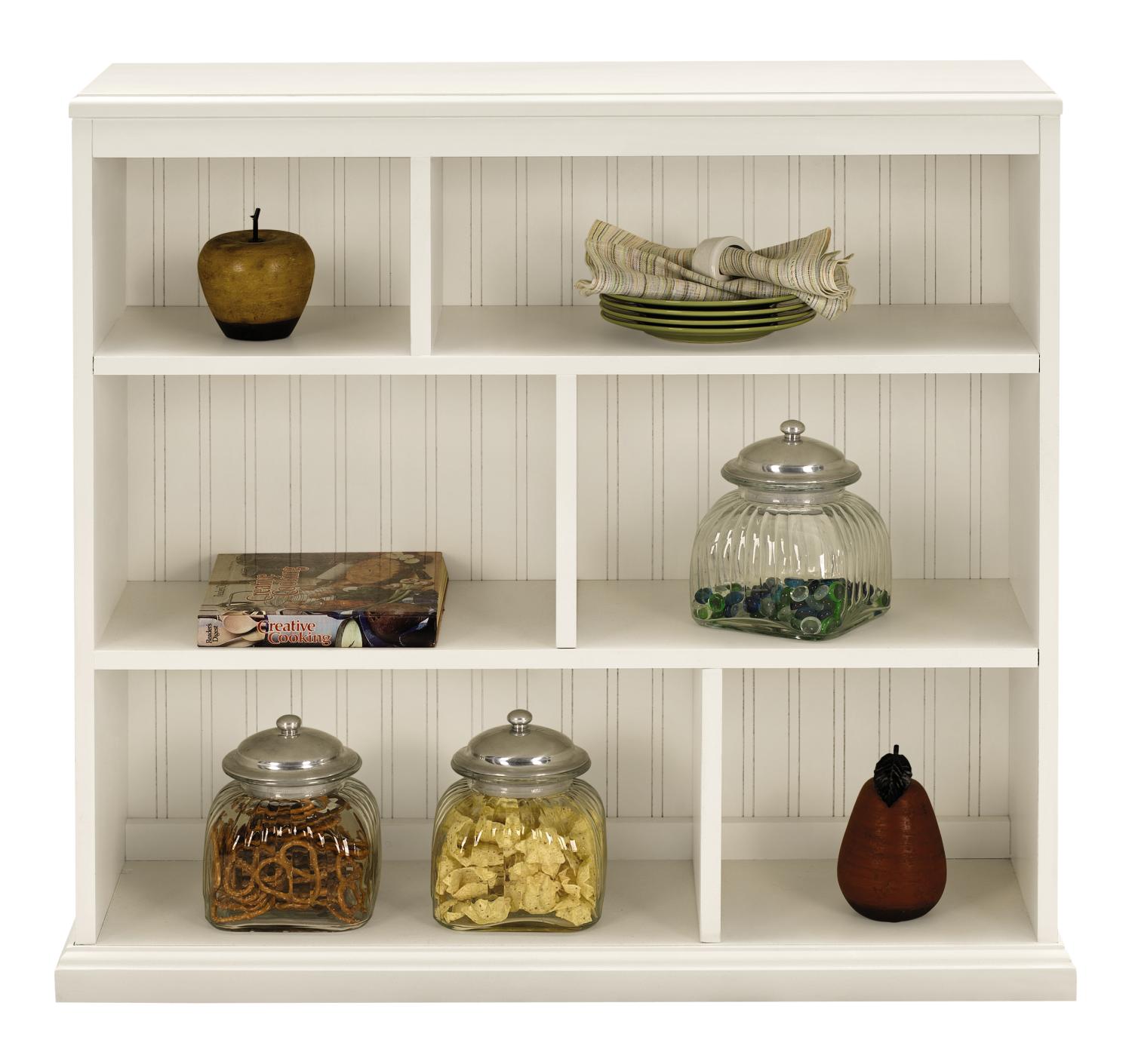 Sea Island White Craft Bookcase