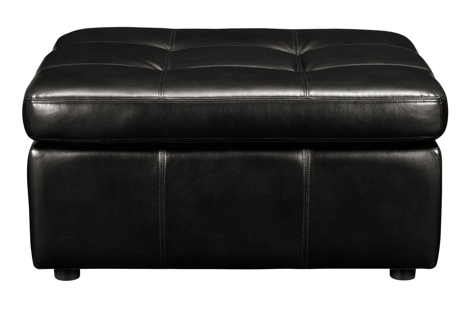 Piazza Ebony Square Ottoman