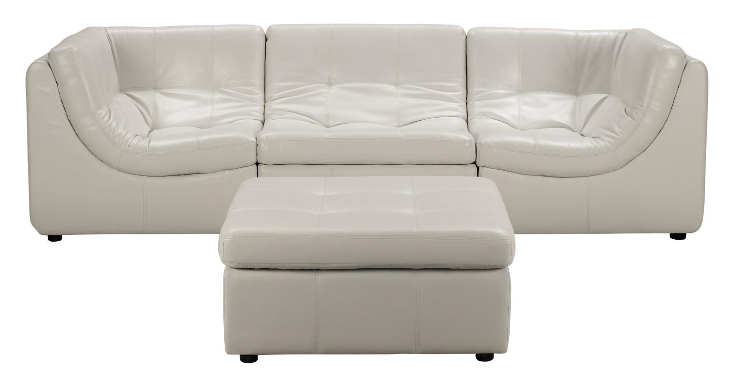 Piazza Snow 4-pc Sectional