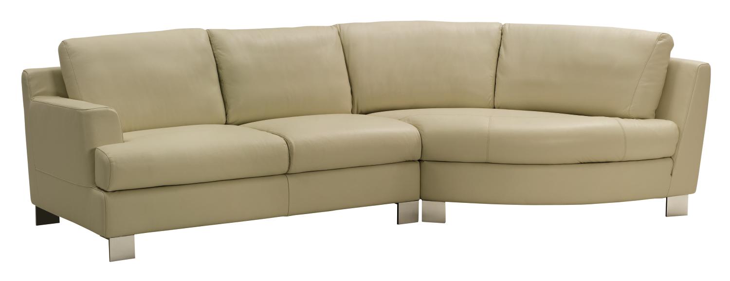 Nina Cream 2-pc Sectional