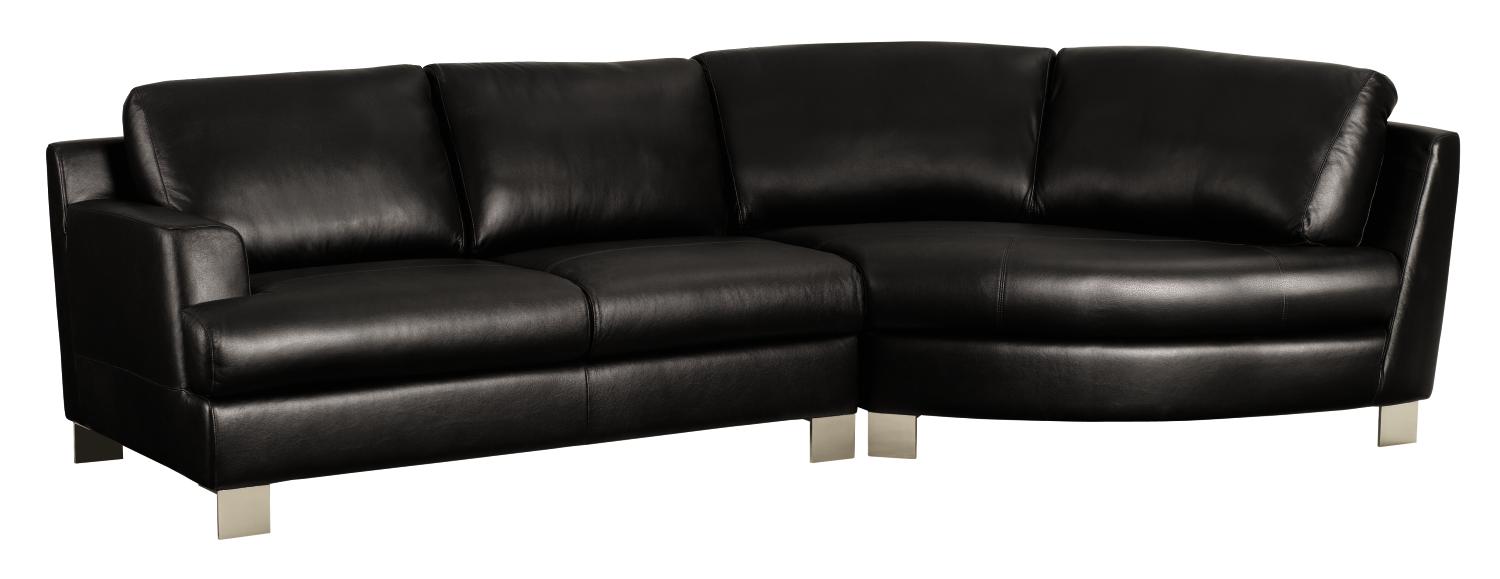 Nina Black 2-pc Sectional