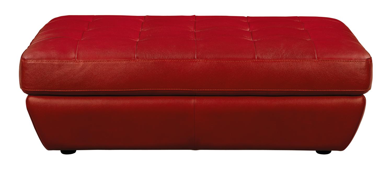 Cortez Red Cocktail Ottoman