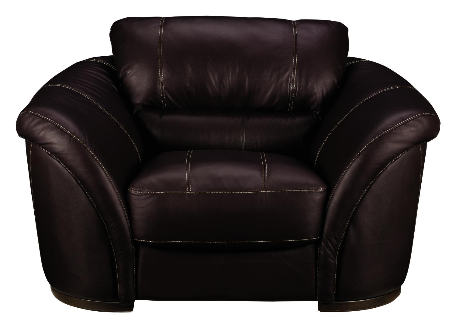 Catina Plum Leather Chair
