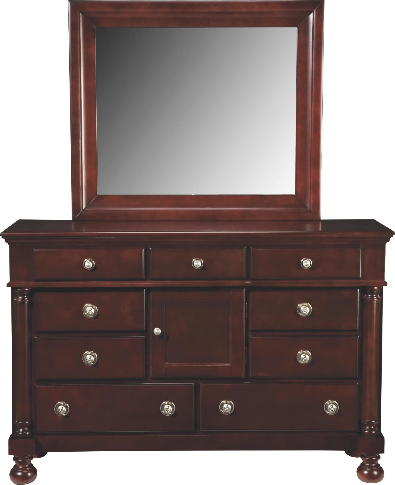 Stuart Manor Dresser & Mirror