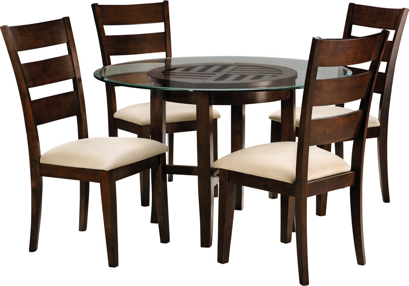 Lattice Top 5-pc Dining Set