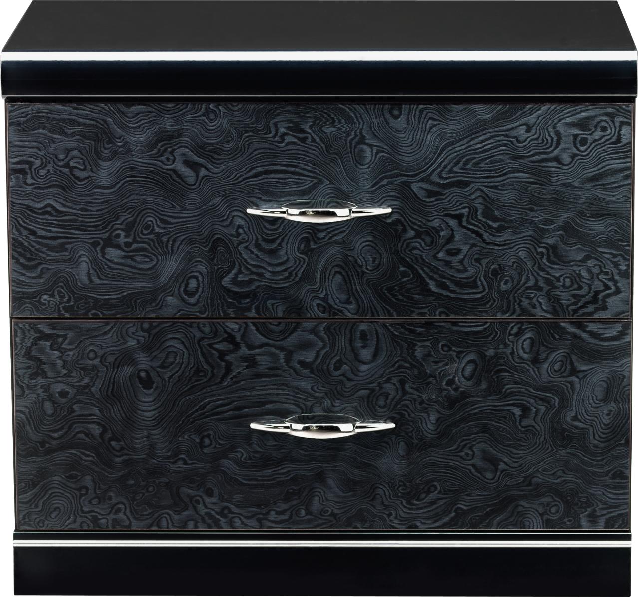 Alpha Black Nightstand