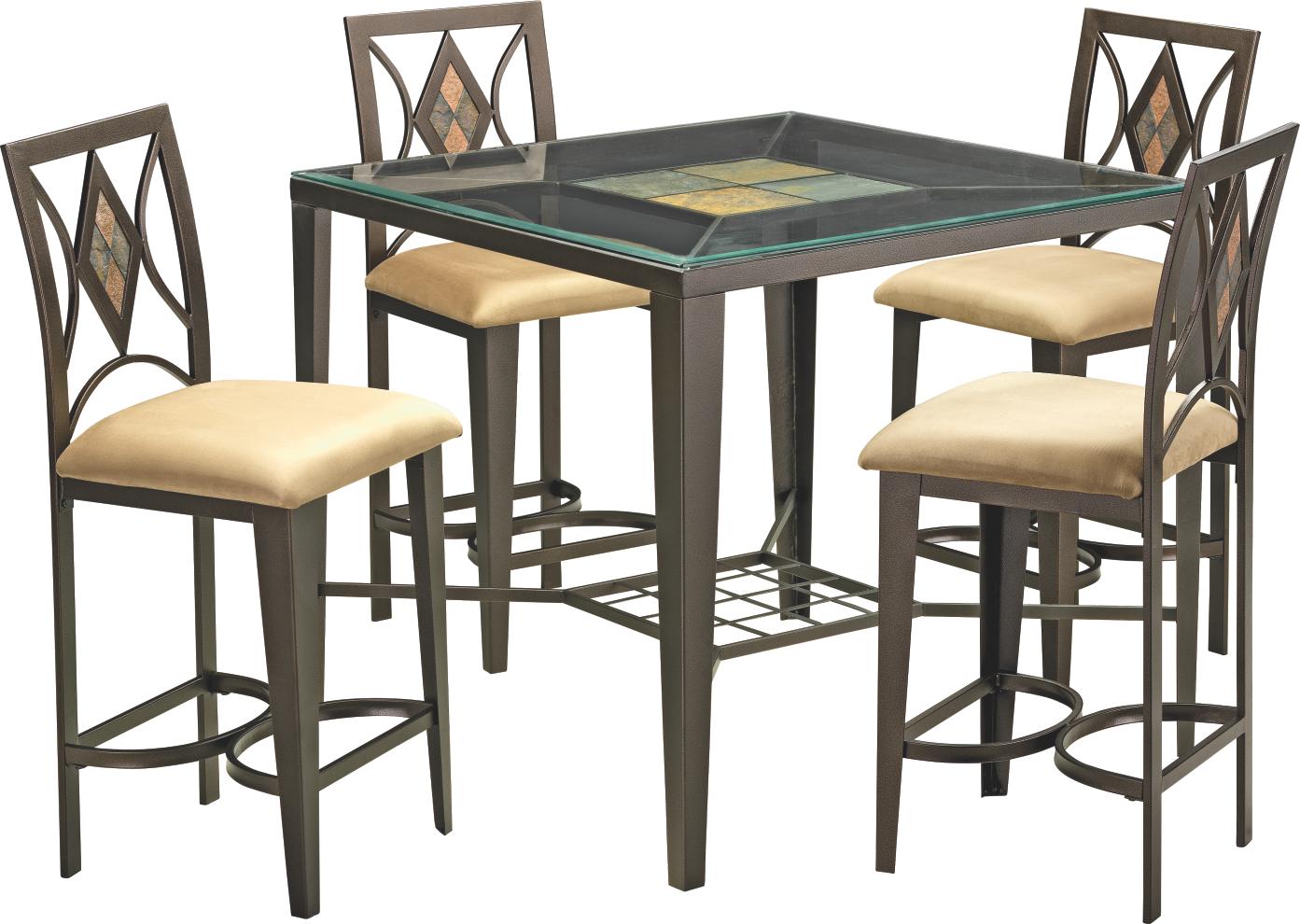 Slate Canyon 5-pc Counter Height Dinette