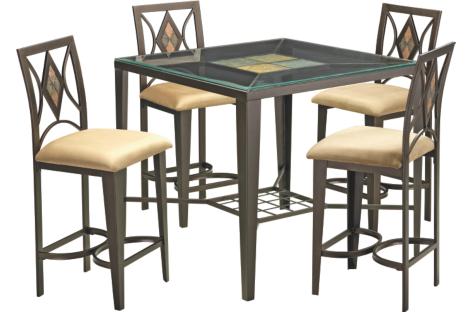 Slate Canyon 5-PC Counter Height Dinette