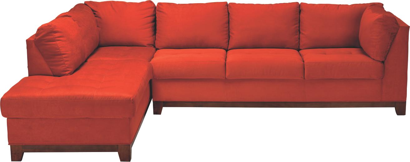 Soho Red 2-PC Sectional