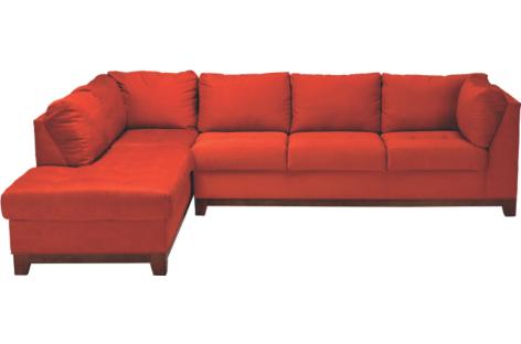 Soho Red 2-PC Sectional