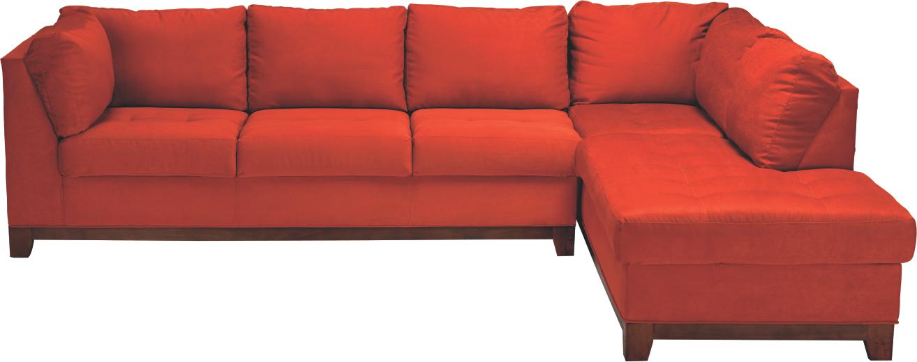 Soho Red 2-PC Sectional