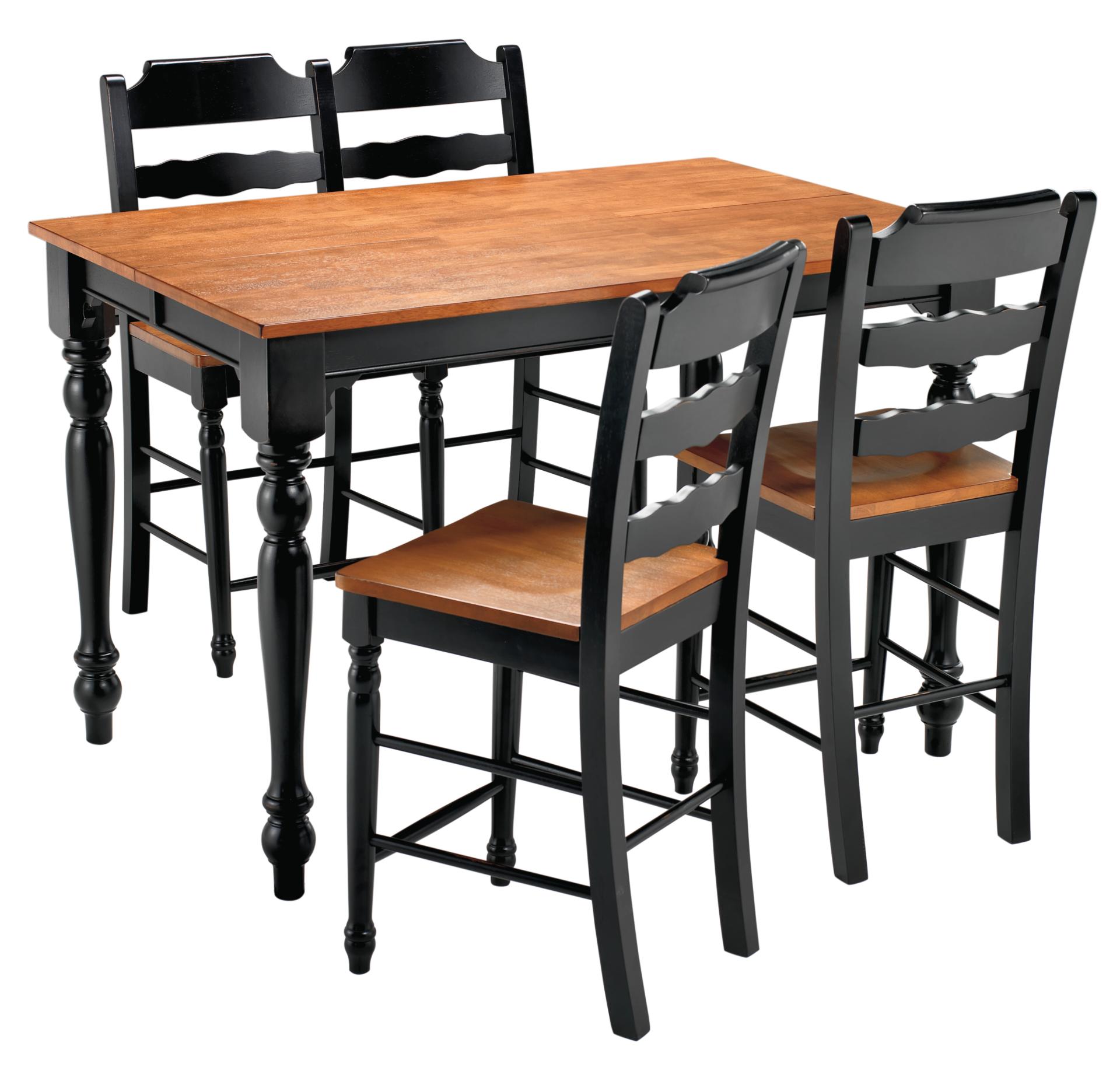 Black & Cherry 4-pc Gathering Pub Dinette