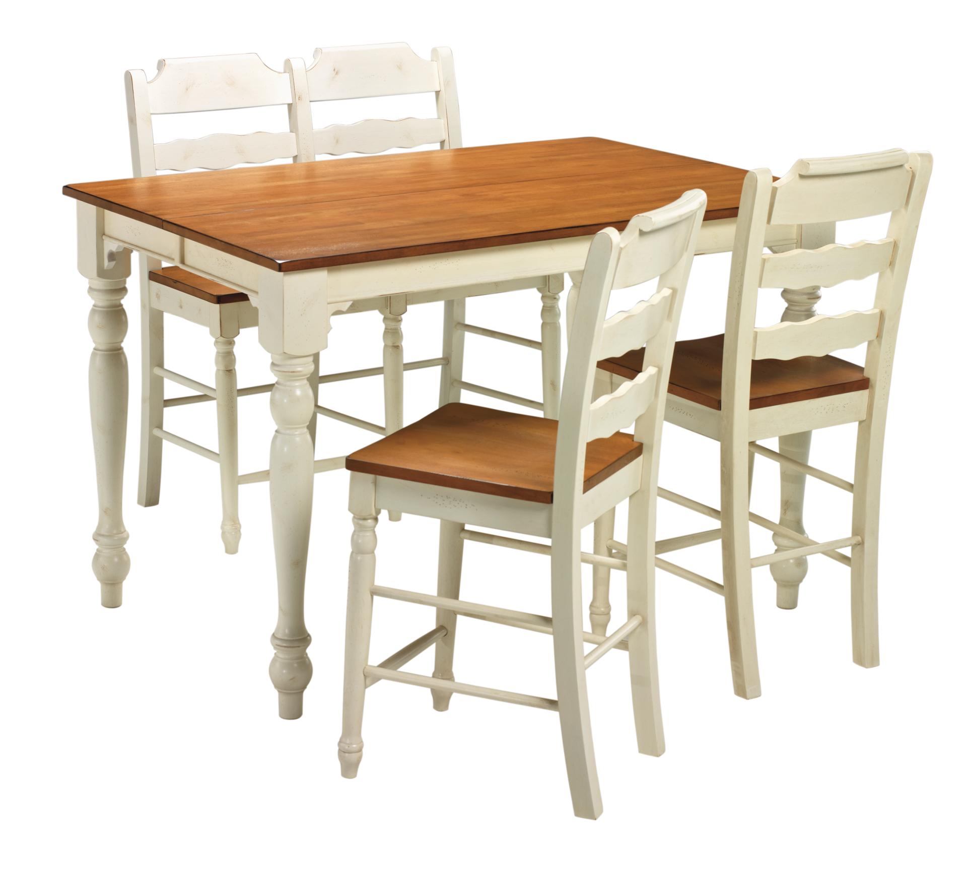 White & Pine 4-pc Gathering Pub Dinette