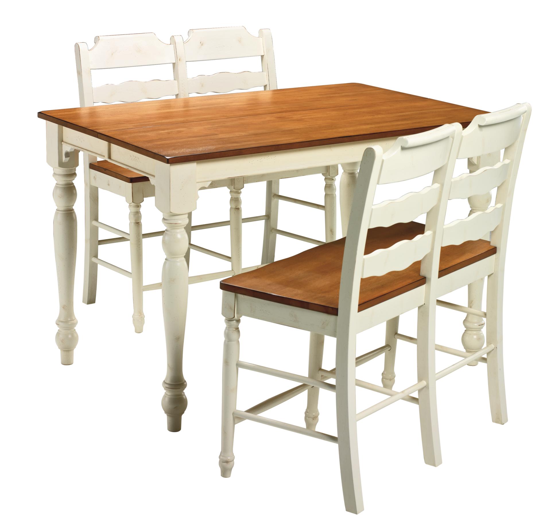 White & Pine 3-pc Pub Gathering Dinette