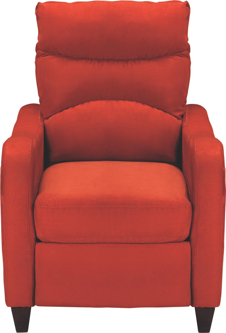 Simon Red Microfiber Recliner
