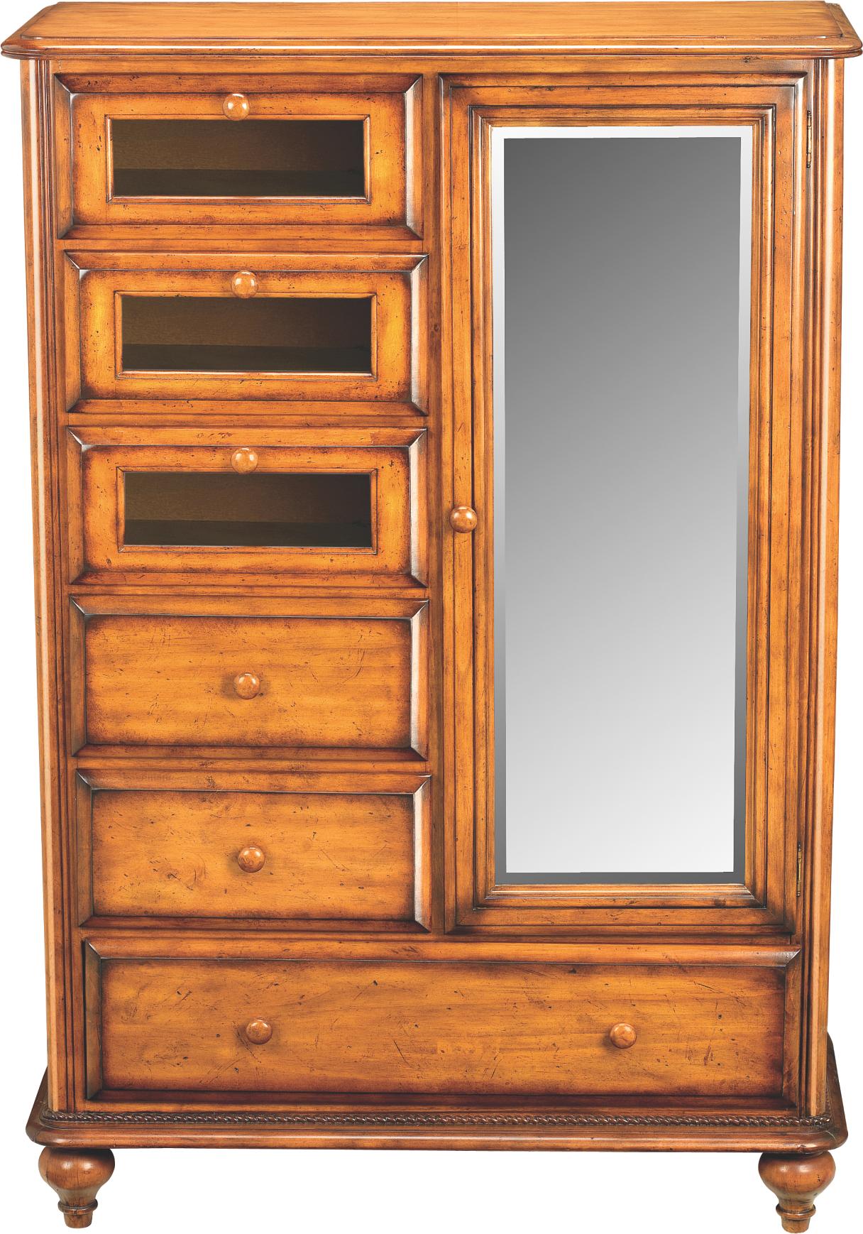 Lake Cottage Honey Pine Sweater Chest