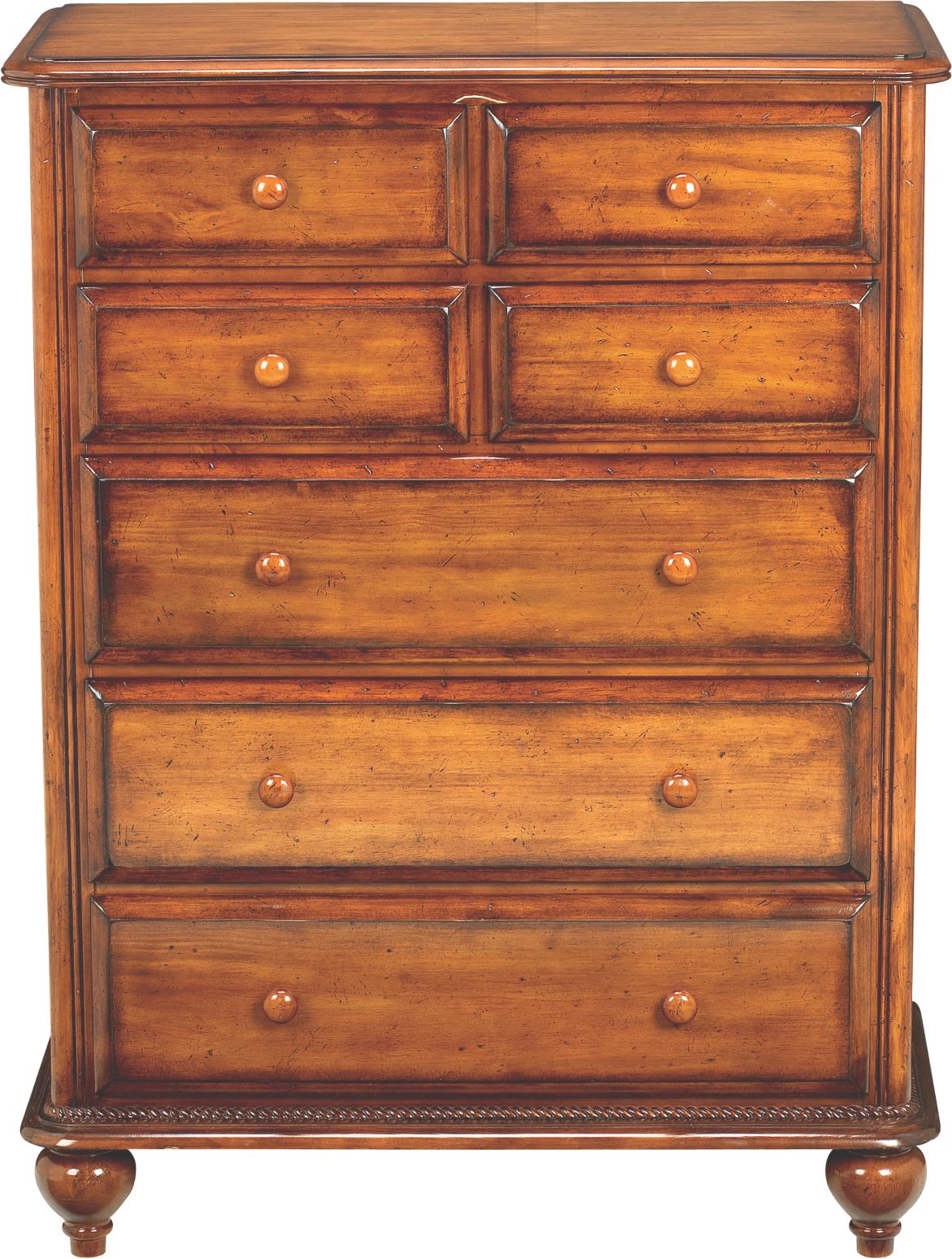 Lake Cottage Honey Pine 7 Drawer Chest