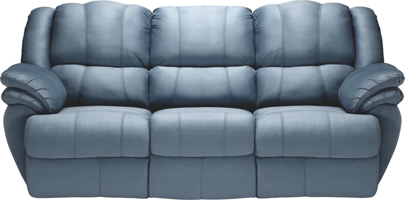 Ashford Slate Blue Dual-reclining Sofa