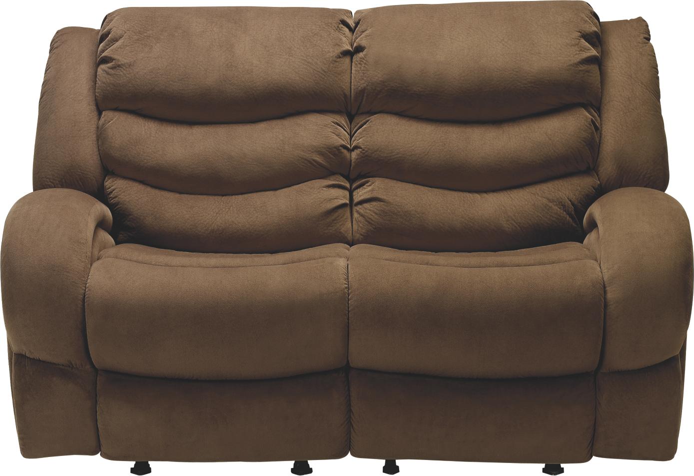 Brady Chocolate Rocking Reclining Loveseat