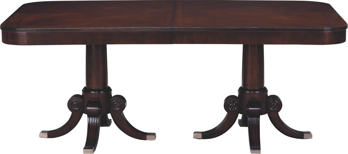 Modern Treasures 44x76 Double Pedestal Table