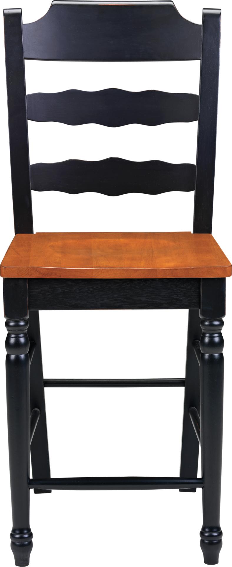Black & Cherry Pub Side Chair
