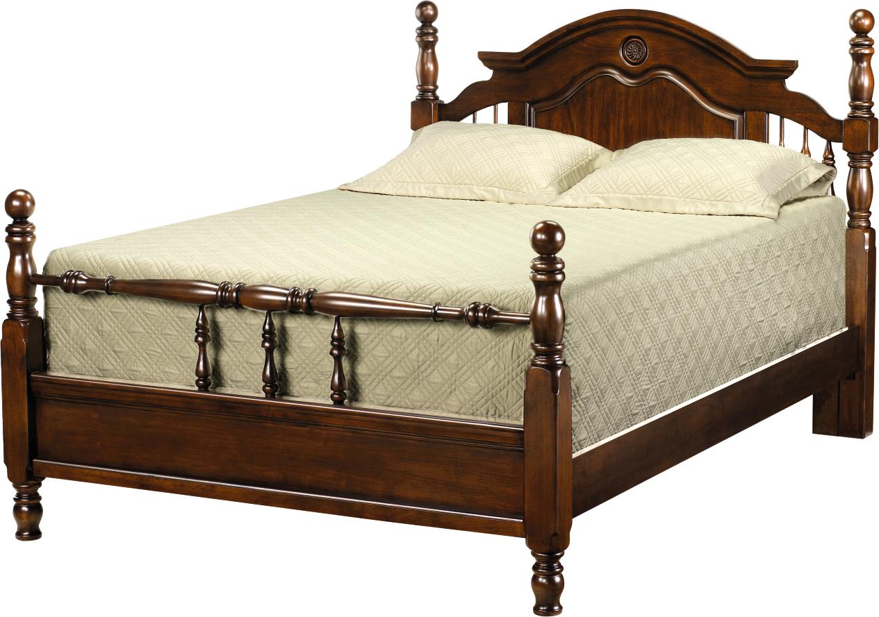 Town Hall Cherry King Spindle Bed