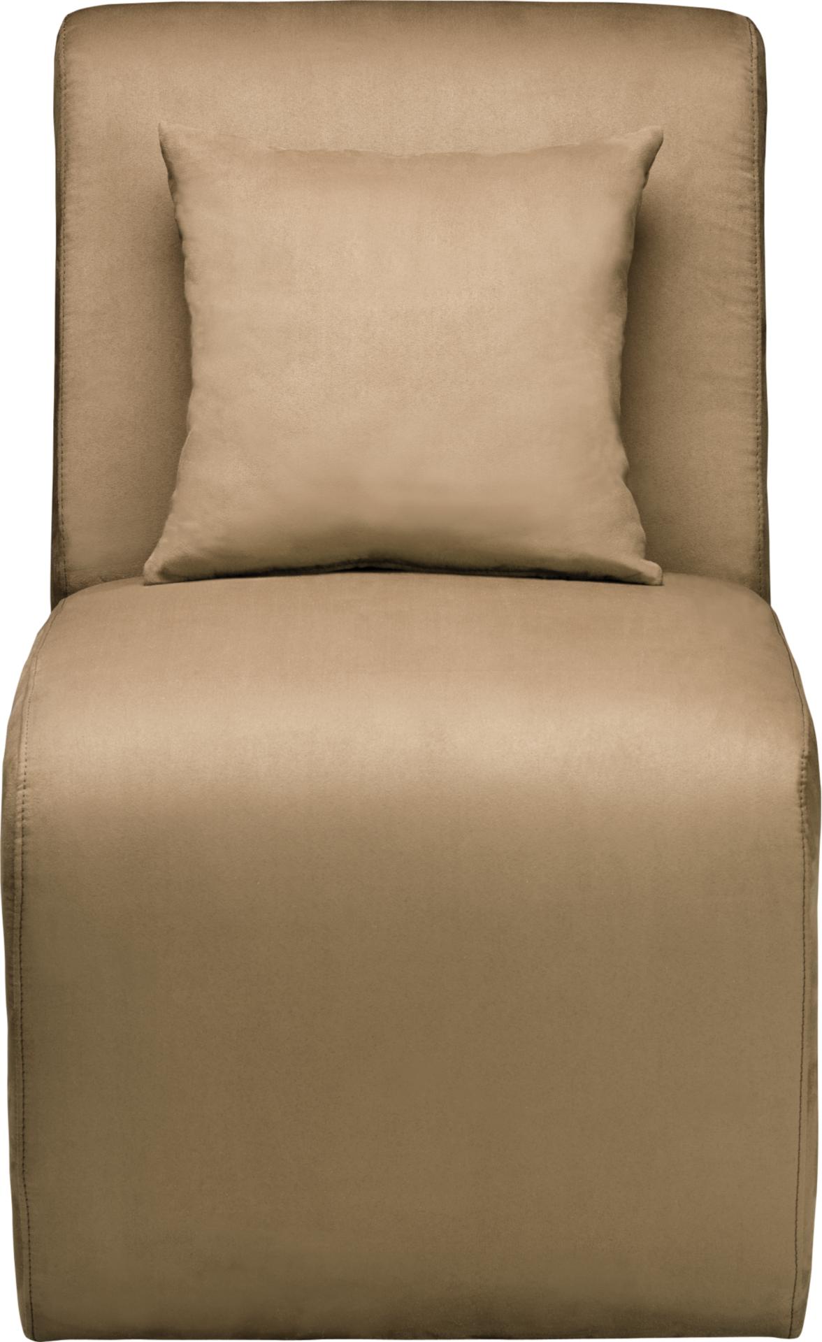 Eclipse Camel Chair & Hidden Ottoman