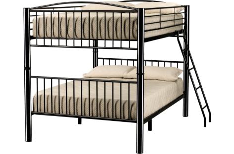 Black Full over Full Bunkbed