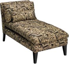 Floral Accent Chaise
