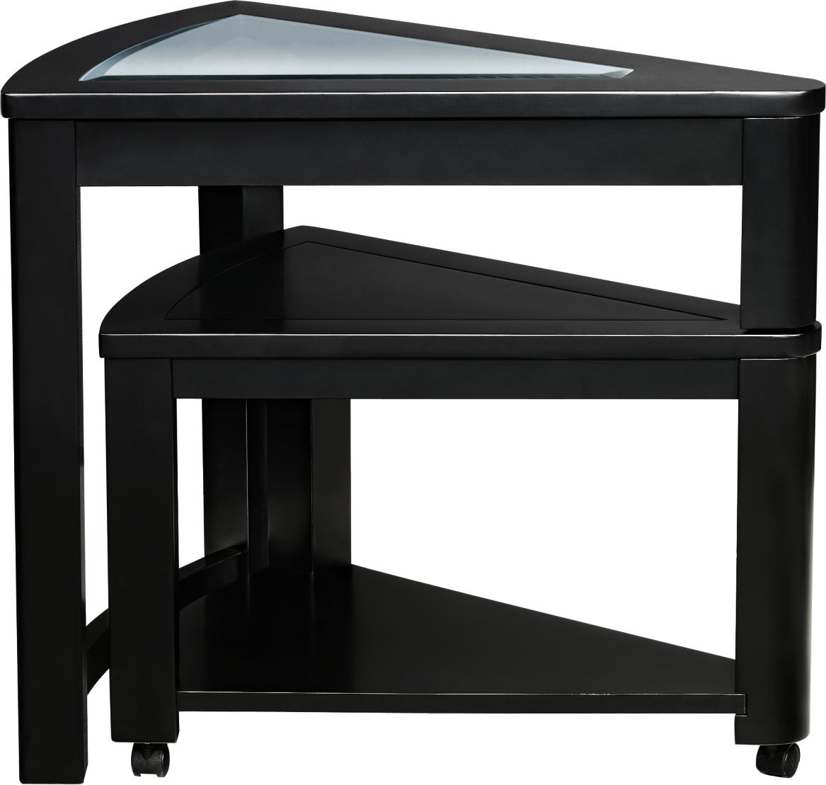 Voyages Black Motion End Table