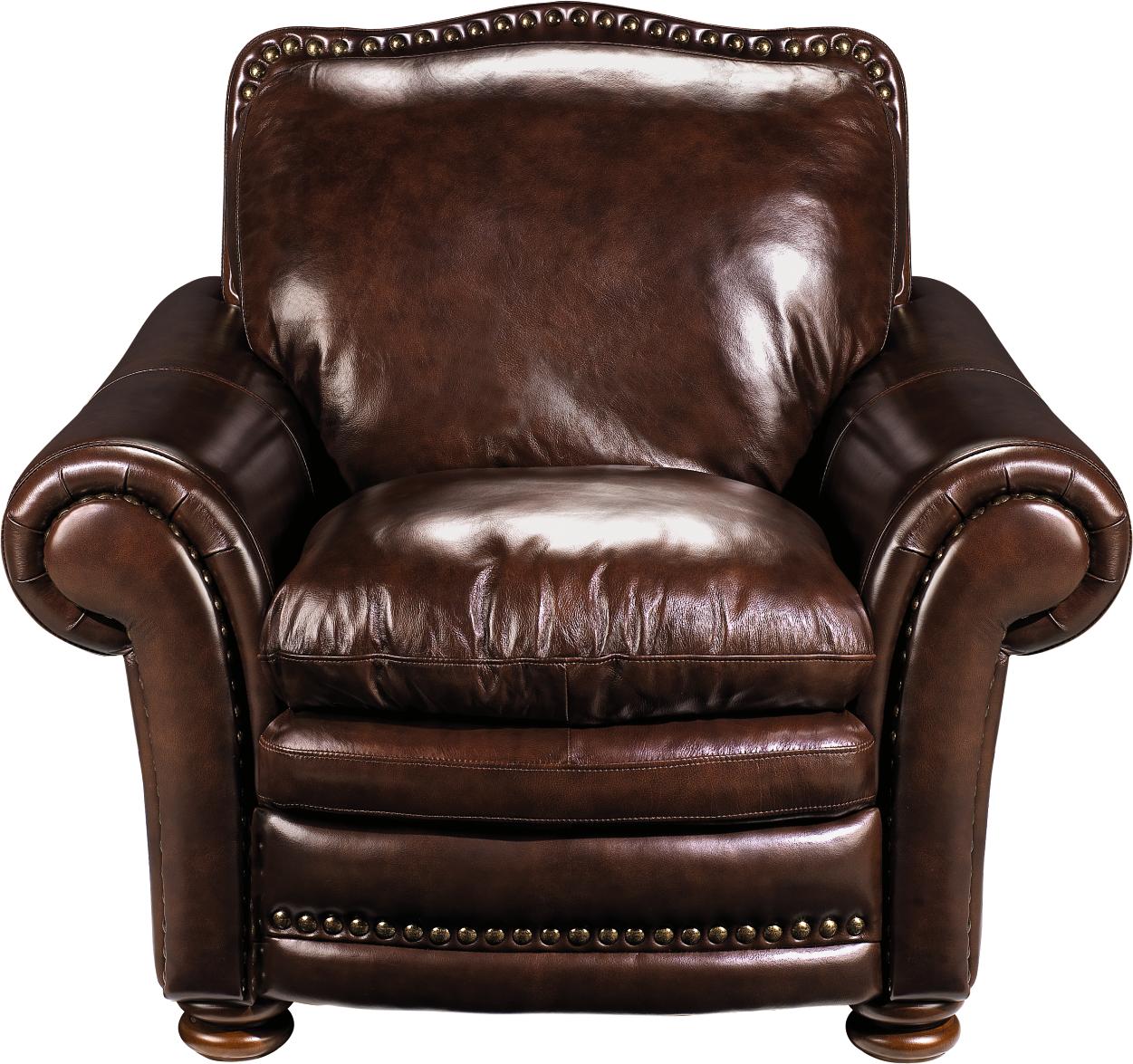 Mckinsley Burgundy Leather Chair