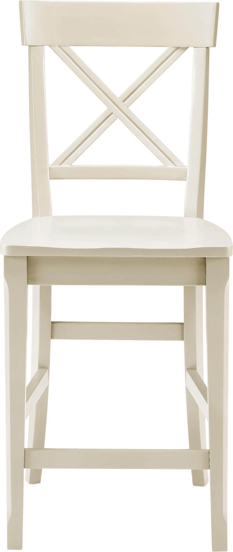 Rainbow White Counter Height Stool